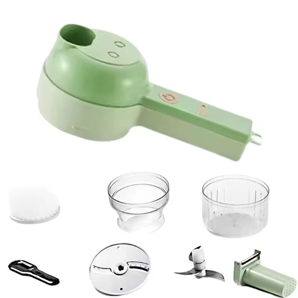 5 In 1 Electric Vegetable Cutter Set