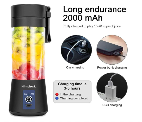 Portable Blender Electric Fruit Mixer Machine