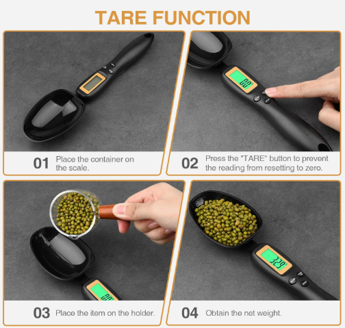 Digital Measuring Spoon, Weighing Spoon Scale 500g / 0.1g