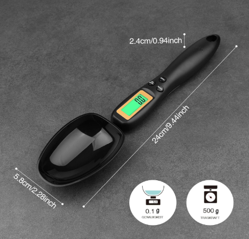 Digital Measuring Spoon, Weighing Spoon Scale 500g / 0.1g