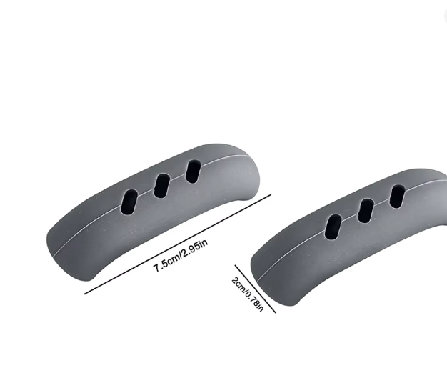 2Pcs Silicone Pan Handle Cover Heat Insulation Assist Handle Holder Grip Sleeve Kitchen Gadgets