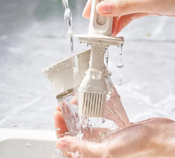 1pc Oil Dispenser Bottle BPA-Free Heat-Resistant Silicone Brush Set for Baking Cooking BBQ Kitchen Outdoor Accessory for Picnics