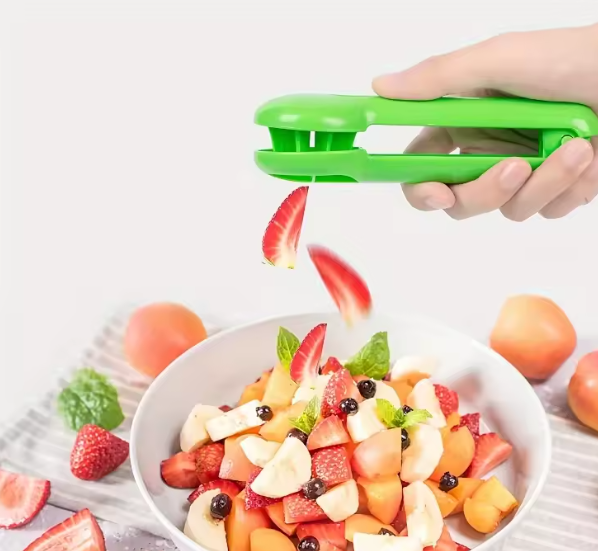 Grape Cutter, Green Multi-functional Fruit And Vegetable Cutter, Bladeless Creative Kitchen Gadgets Kitchen Accessories