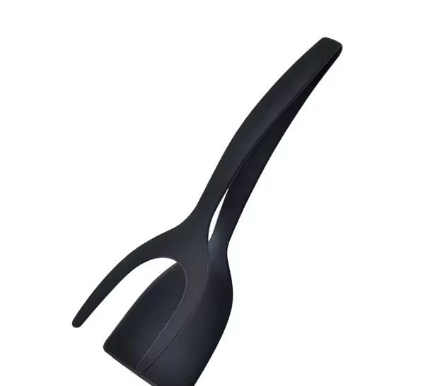 2 in 1 Grip Flip Spatula Clamp Egg Pancake Fish French Toast Omelette Making Non Stick Home Kitchen Cooking Turner Tool