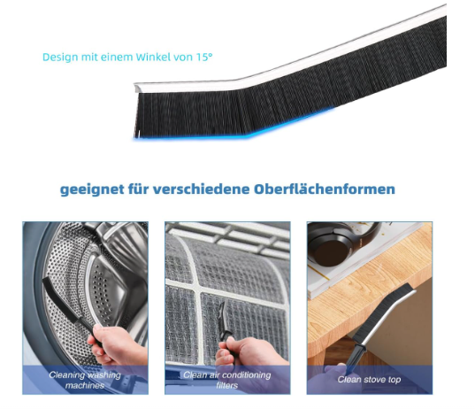 Cleaning Brush,Hard Bristle Crevice Cleaning Brush UK 3 Pcs Bathroom Crevice Gaps Brush Groove Crevice Cleaning Tool for Narrow Corners in Home Kitchen Bathroom and Window