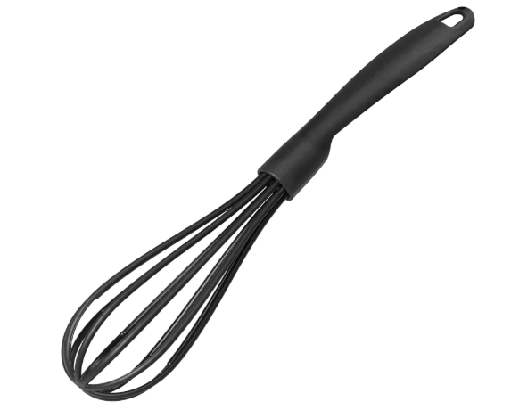 Chef Aid Nylon Whisk, BPA Free Kitchen Utensil for use with Non-Stick Cookware, Black