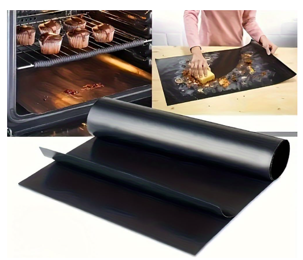 2 Pack of Heavy Duty Non-Stick Oven Liners: BPA and PFOA Free