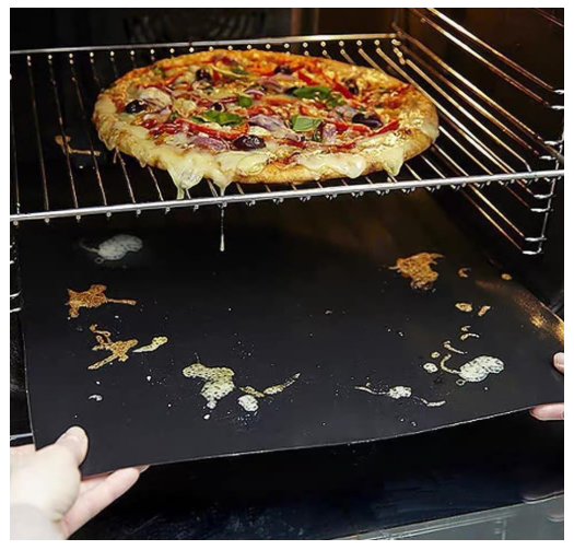 2 Pack of Heavy Duty Non-Stick Oven Liners: BPA and PFOA Free