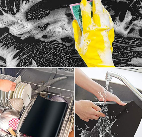 2 Pack of Heavy Duty Non-Stick Oven Liners: BPA and PFOA Free