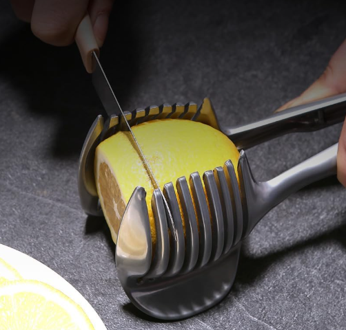 Stainless Steel Tomato & Lemon Slicer Holder