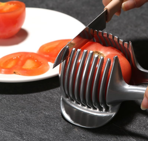 Stainless Steel Tomato & Lemon Slicer Holder