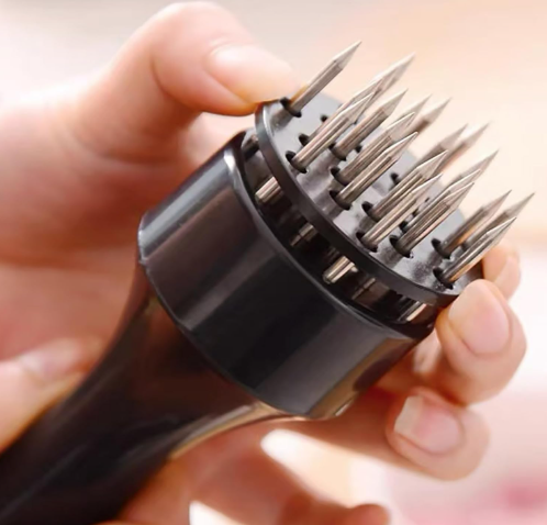 Meat Tenderizer with Stainless Steel Ultra Sharp Needle Blades