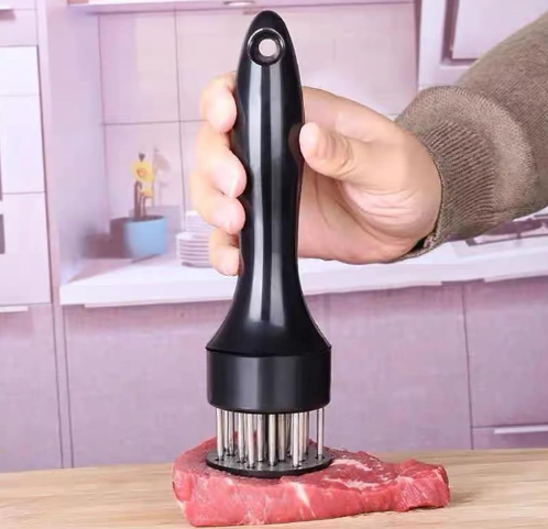 Meat Tenderizer with Stainless Steel Ultra Sharp Needle Blades